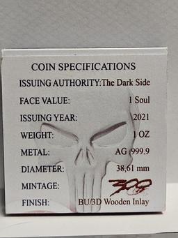 2021 The Dark Side 1oz Silver Liberator Valor