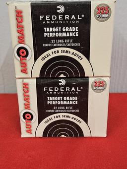 325rds Federal 22LR 40gr Solid