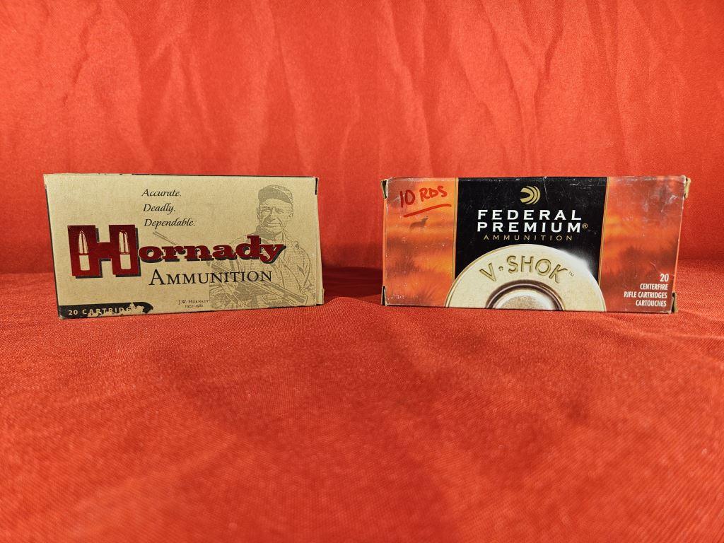 30rds Assorted 22-250 Rem 55gr Federal/Hornady