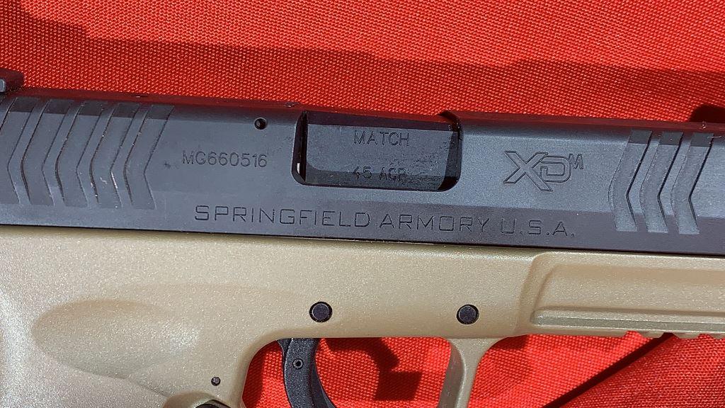 Springfield XD Match 45ACP Pistol SN#MG660516