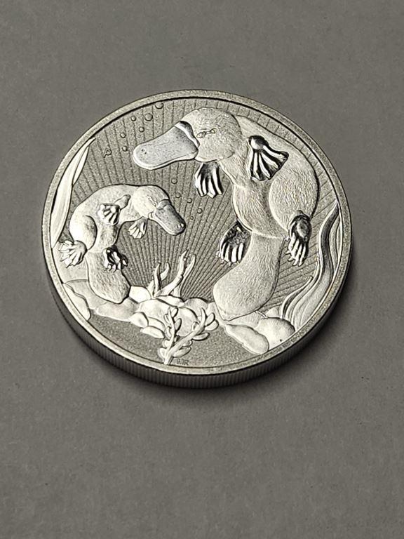 2021 Australia 2oz Silver Platypus Round