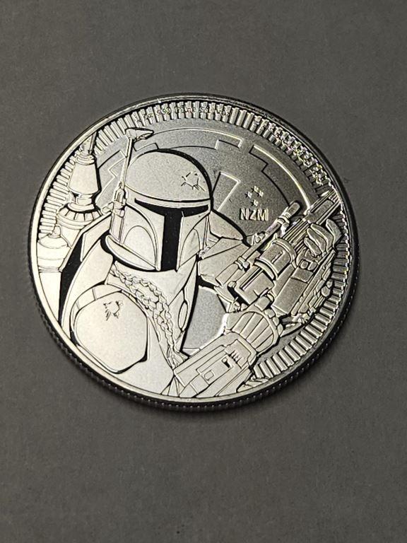 2020 Niue 1 oz Silver $2 Star Wars: Boba Fett