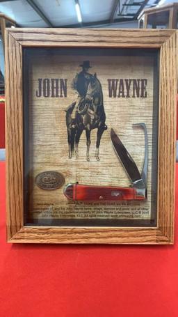 John Wayne Case Equestrian Knife w/Display Box (1