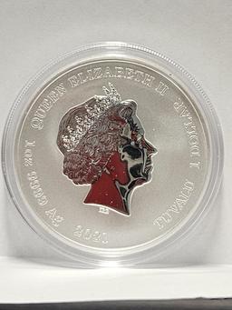 2021 Tuvalu 1oz Silver $1 Marvel Series Wolverine