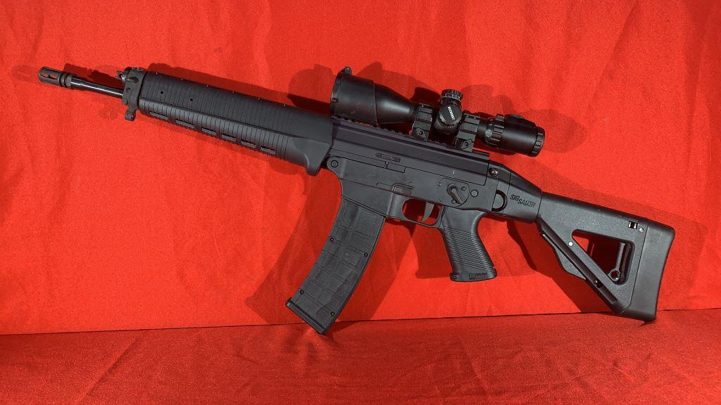 Sig Model 522 Rifle 22LR w/Scope and Folding Stock