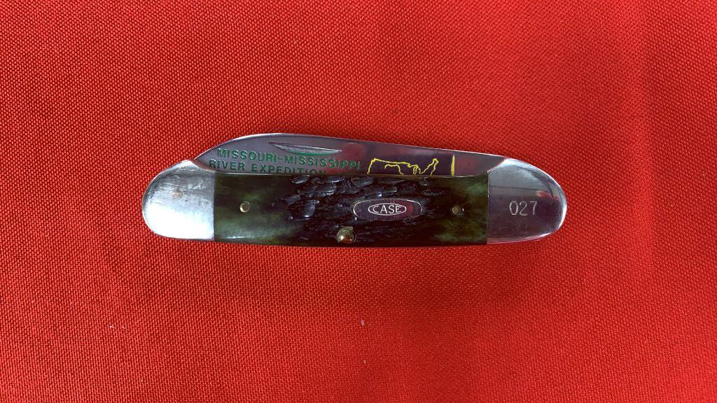 Case G62131 Green Bone Canoe Knife