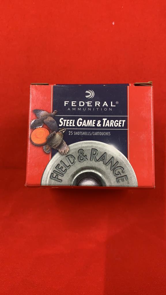 25rds Federal Steel Game & Target 410ga 7 Shot