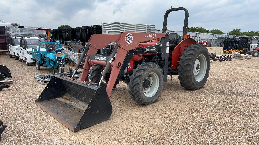 Massey Ferguson 263 w/Bush Hog 2446QT Loader