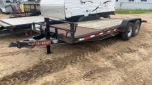 *2017 Buck Dandy Flatbed Tilt Trailer