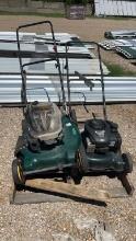 Lot of 2 Push Mowers