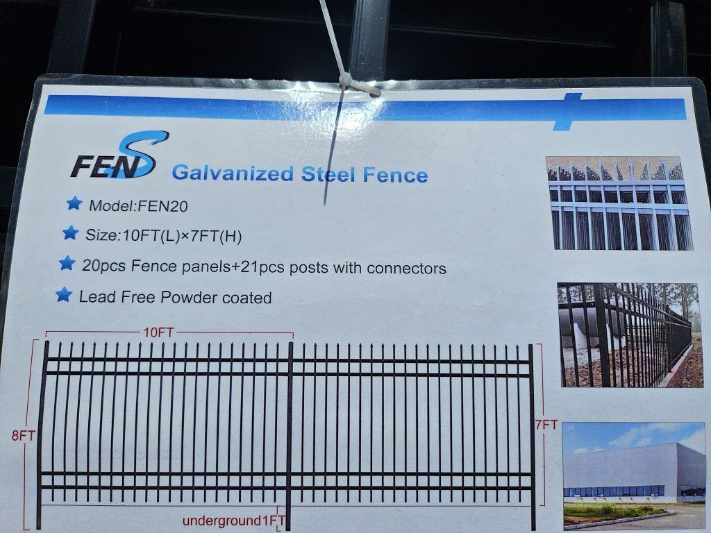 20pcs Galvanized Fence Panels