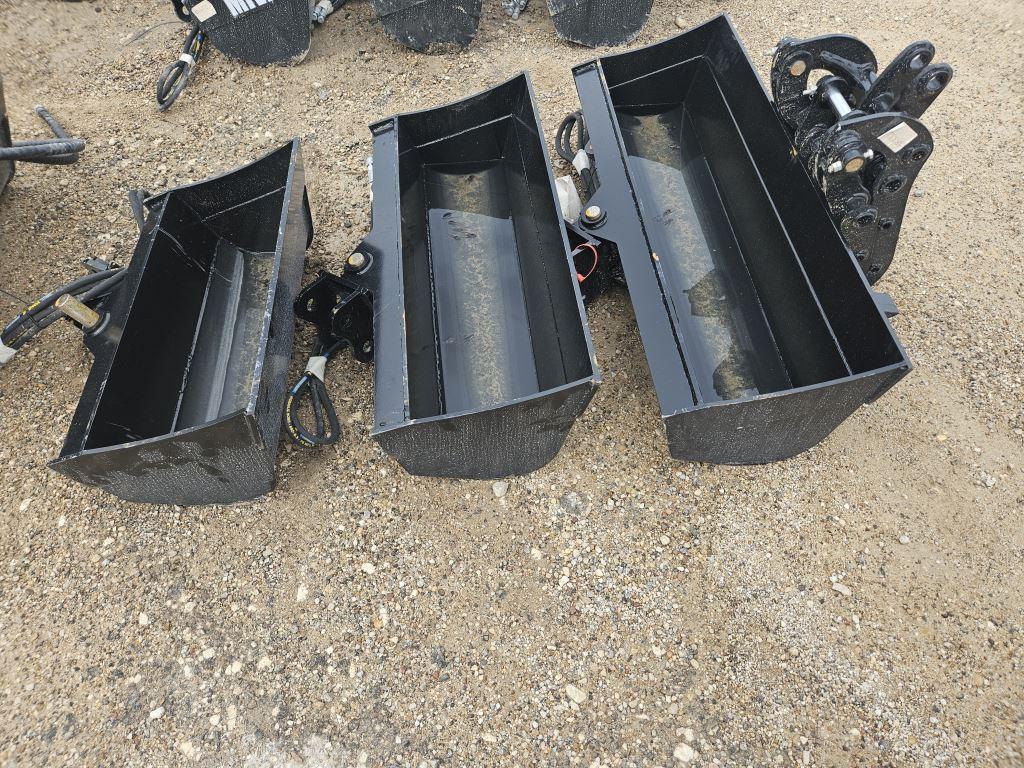 NEW MIVA Mini Excavator Bucket Set w/Grapple