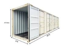 NEW 40' Multi Door High Cube Container