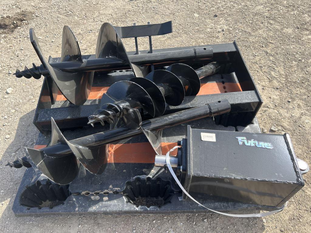 NEW Future Skid Steer Auger w/3 Bits