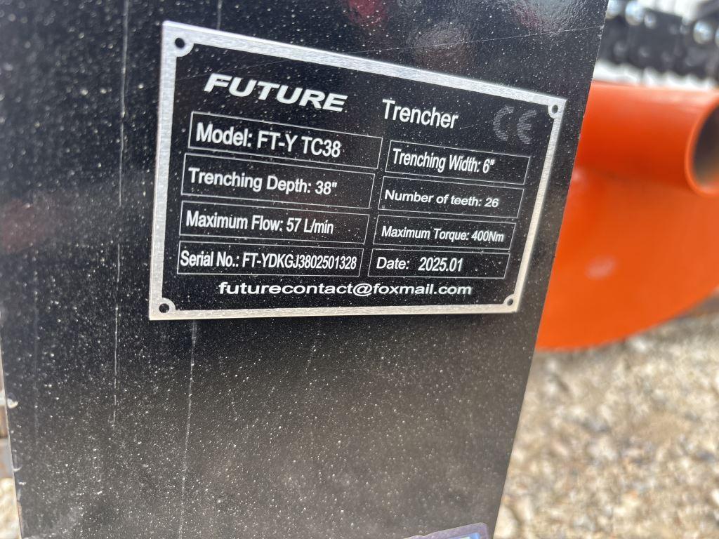 NEW Future FT-TC38 Skid Steer Trencher