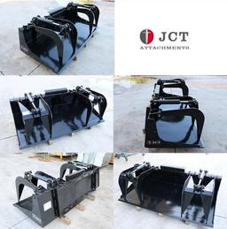 NEW JCT Skid Steer Grapple Bucket