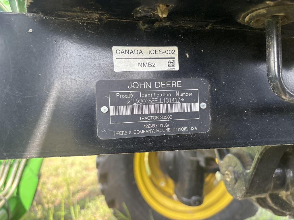John Deere 3038E HST w/300E Loader/Bucket