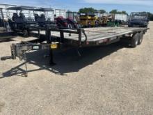 *1995 20' PJ Neckover Flatbed Trailer