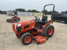 Kubota B2320 4WD Lawn Tractor w/Belly Mower