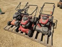 Lot of 3 Push Mowers