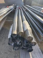 10pc 1-5/8 Powder Coated Inline Fence Post