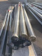 10pc 1-5/8 Powder Coated Inline Fence Post