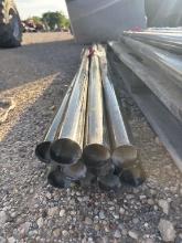 10pc  1- 5/8 Powder Coated Inline Fence Post