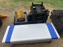 3 Pallet Lots of Misc Shelving and Sorting Bins