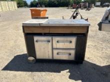 Rolling Outdoor Metal Cabinet