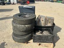 Lot of Scout International Parts and Rims