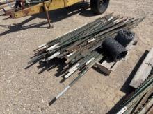 Lot of T Post & Barb Wire