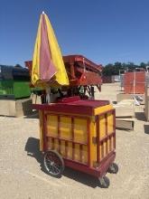 Vendor Cart w/Umbrella