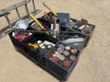 Lot of Assorted Tools & Hardware