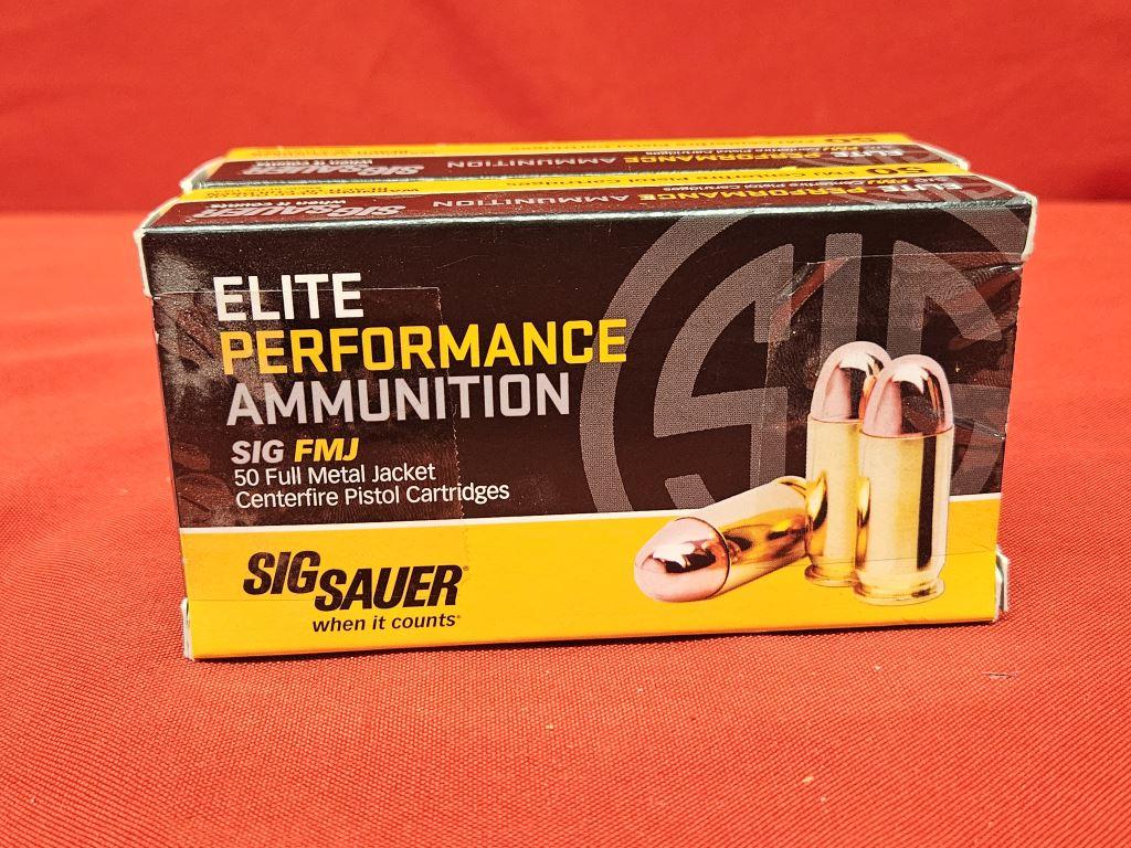 50rds Sig Sauer 380Auto 100gr FMJ