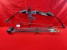 PSE Elite Graphite Compund Bow w/Case and Arrows