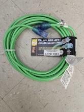 Lot of 4 NEW 25' 14/3 Lighted Extension Cords