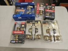 Box Lot of 6 NEW Kwikset/Schlage Door Hardware