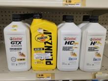 Lot of 11 NEW Assorted 5W30 and SAE30 Oil