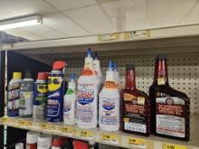 Shelf Lot of NEW Assorted Fluids