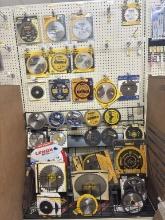 Shelf Lot of Assorted Saw Blades