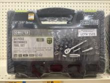 (2)NEW Master Mechanic 54pc Mechanic Tool Set