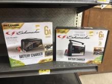 Lot of 2 NEW Schumacher Battery Chargers