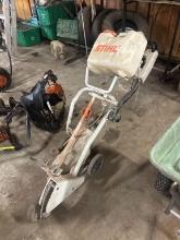 Stihl Concrete Saw Trolley w/Tank