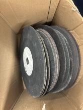 Box Lot of Assorted Grinding Blades