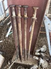 Lot of 4 Pop Up Tent Stakes