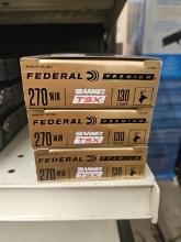 20rds Federal Premium 270Win 130gr Barnes TSX