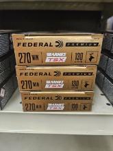 20rds Federal Premium 270Win 130gr Barnes TSX