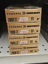 20rds Federal Premium 7mm Rem Mag 160gr Barnes TSX