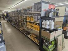 36' Section of Shelving Units (NO CONTENTS)