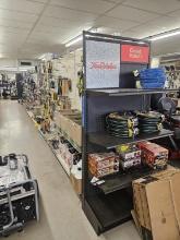 24' Section of Shelving Units (NO CONTENTS)
